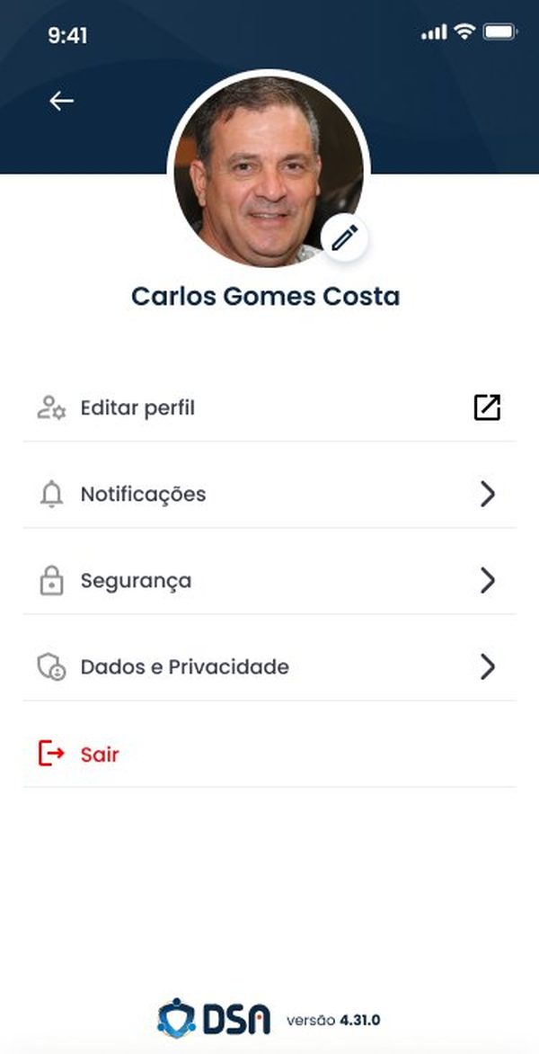Tela de perfil do servidor no TodoJud